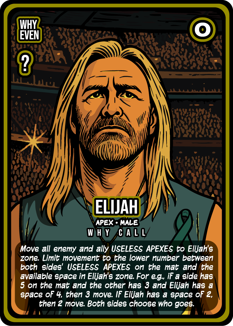 Elijah card art